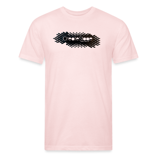 Fitted Cotton/Poly T-Shirt by Next Level - blush pink