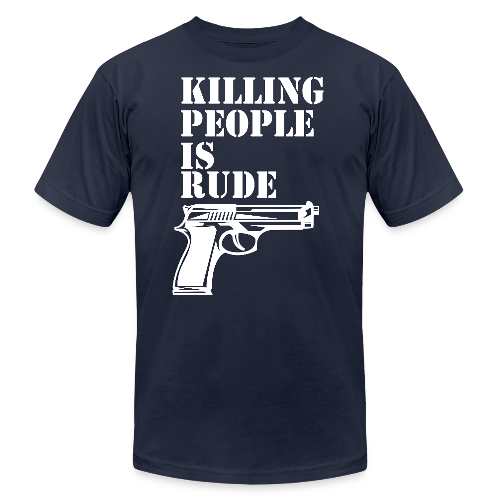 Unisex Jersey T-Shirt by Bella + Canvas - navy