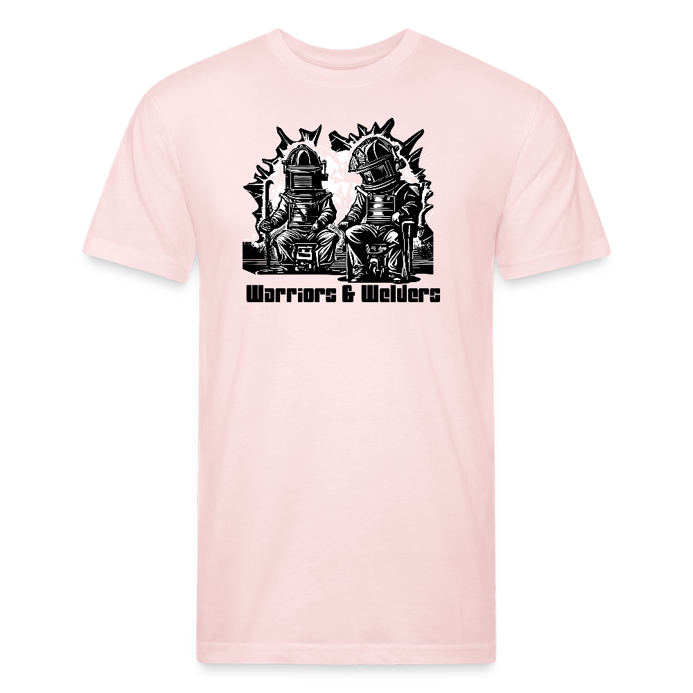 Fitted Cotton/Poly T-Shirt by Next Level - blush pink