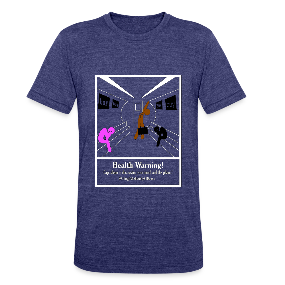Unisex Tri-Blend T-Shirt - heather indigo