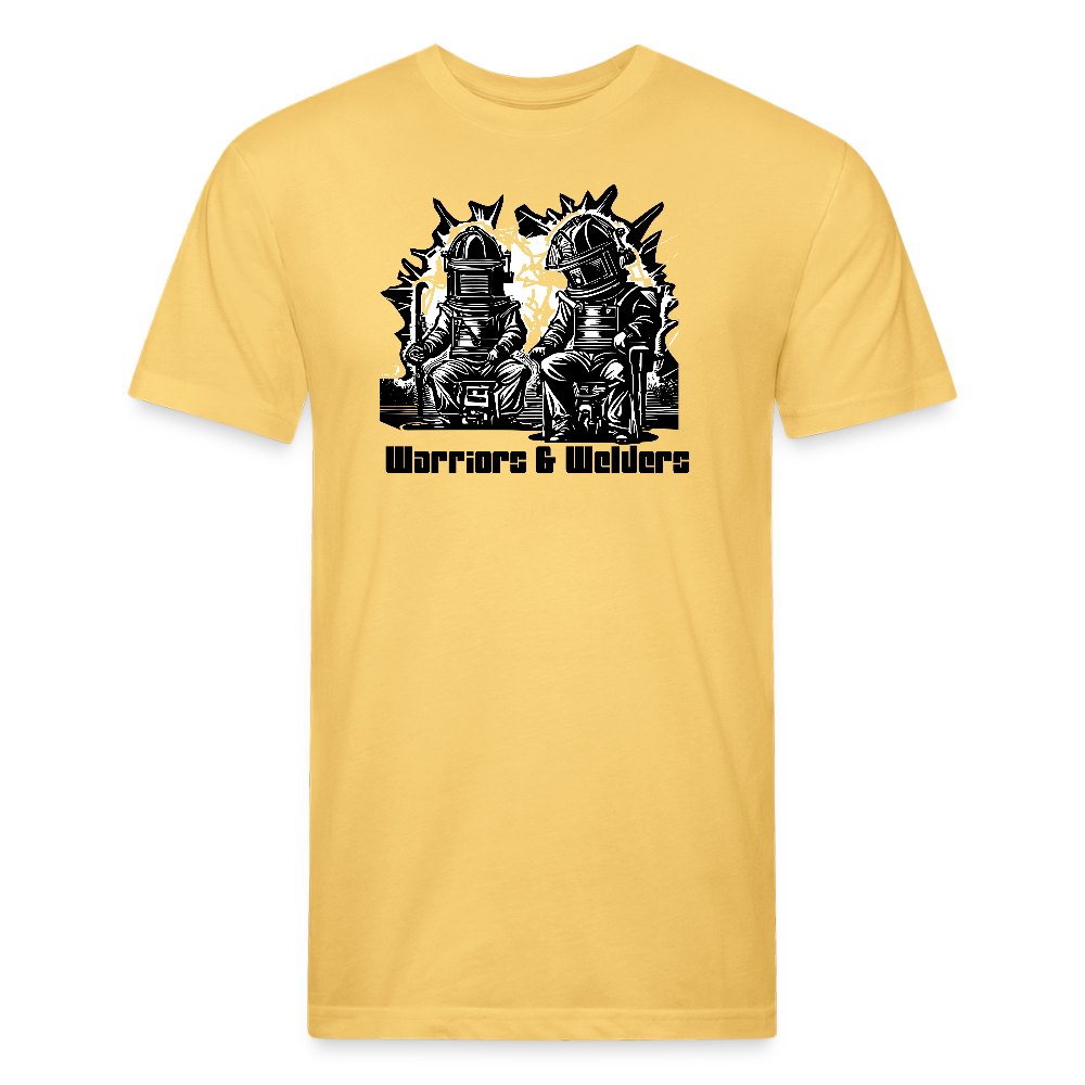 Fitted Cotton/Poly T-Shirt by Next Level - pastel yellow