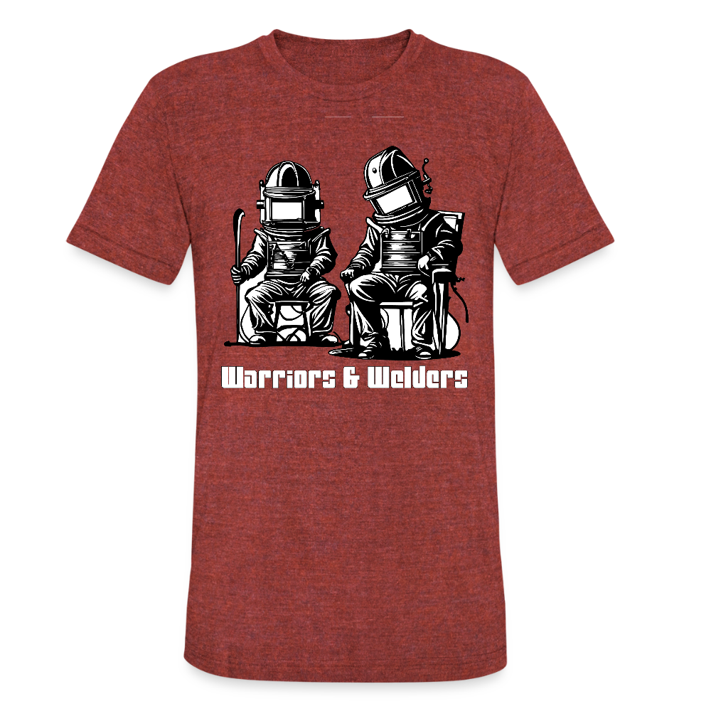 Unisex Tri-Blend T-Shirt - heather cranberry