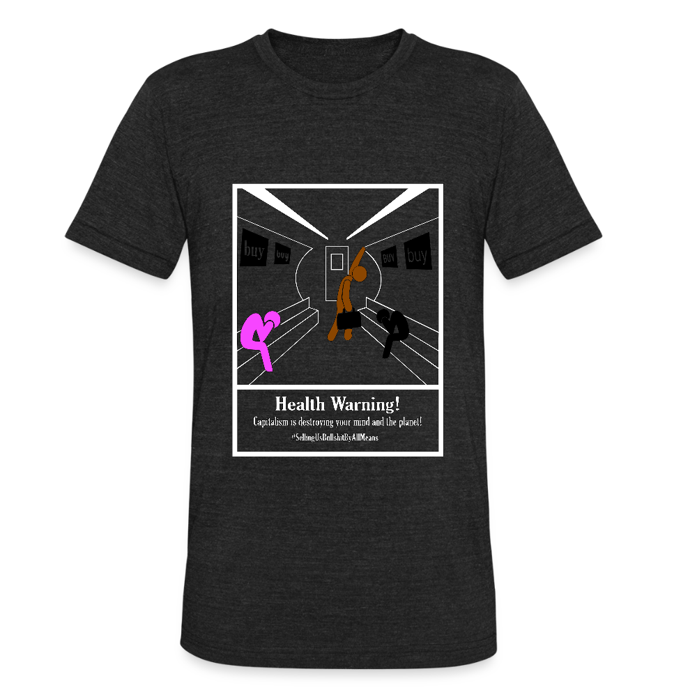 Unisex Tri-Blend T-Shirt - heather black