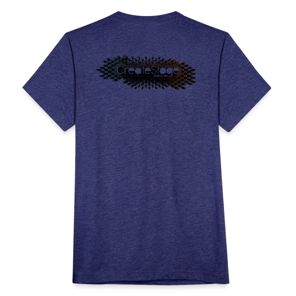 Unisex Tri-Blend T-Shirt - heather indigo