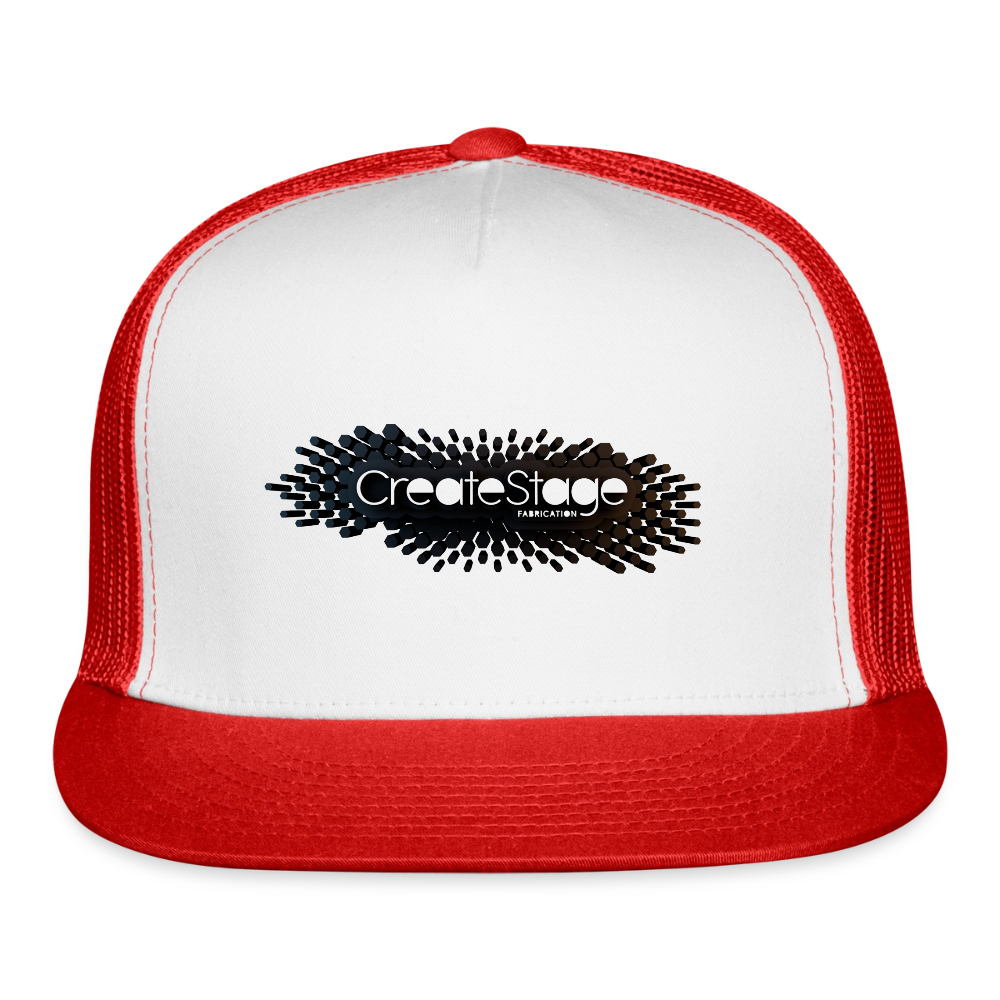 Trucker Hat - white/red