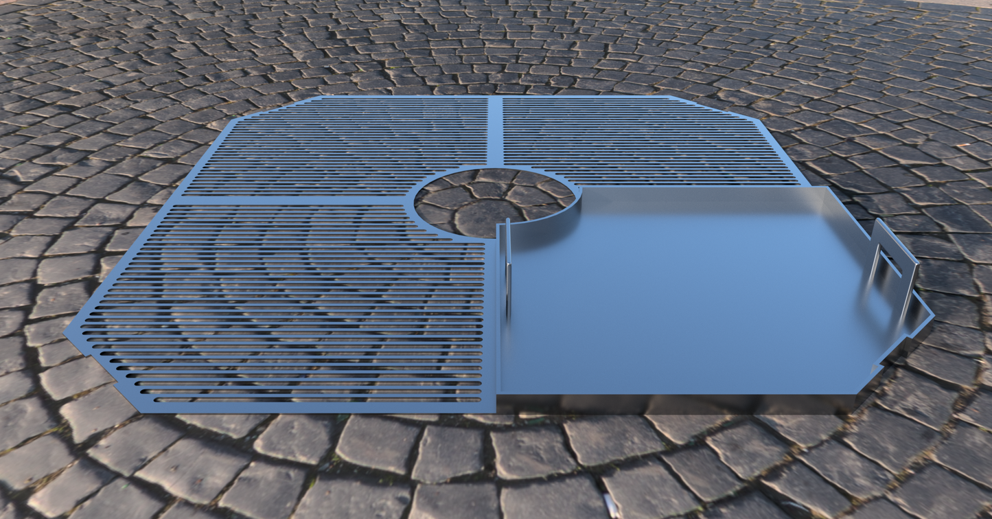 Steel Grill Grate (20" x 20")