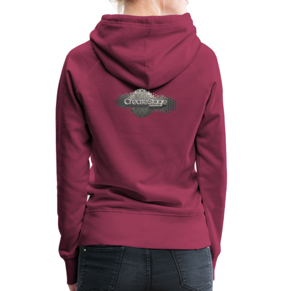 Women’s Premium Hoodie - burgundy