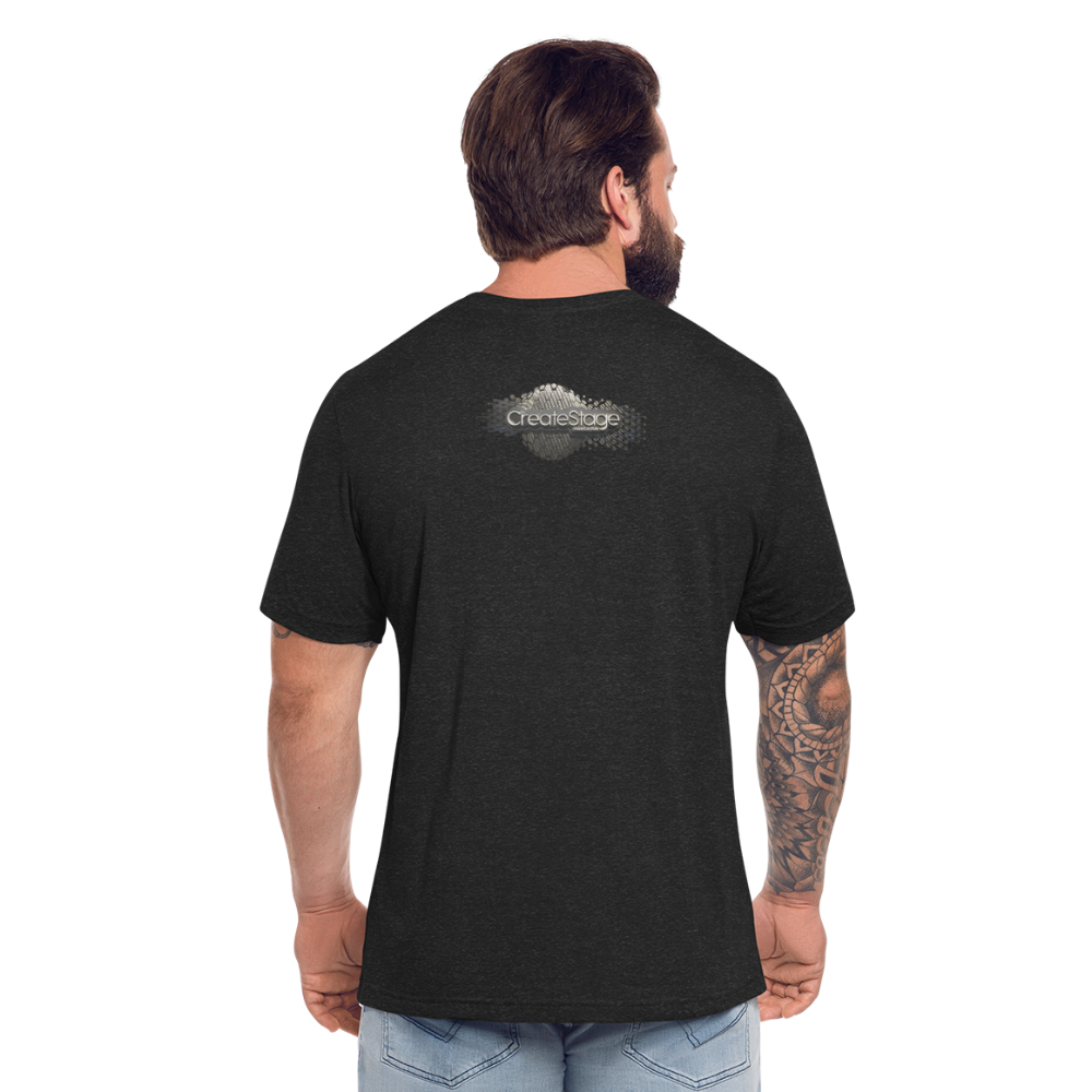 Unisex Tri-Blend T-Shirt - heather black