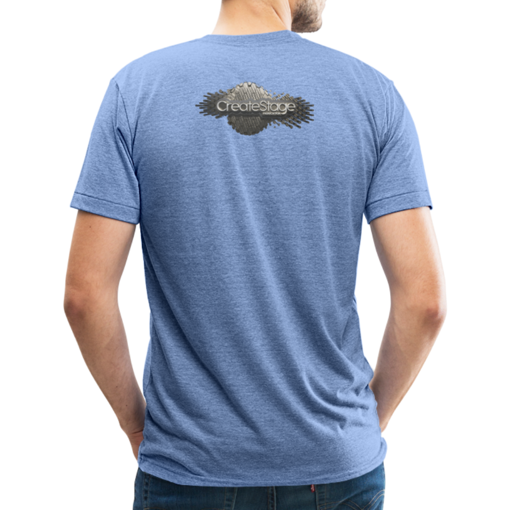 Unisex Tri-Blend T-Shirt - heather blue