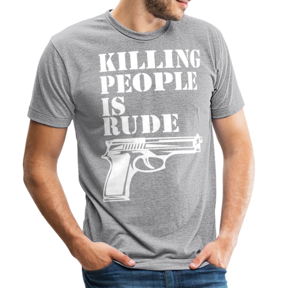 Unisex Tri-Blend T-Shirt - heather grey