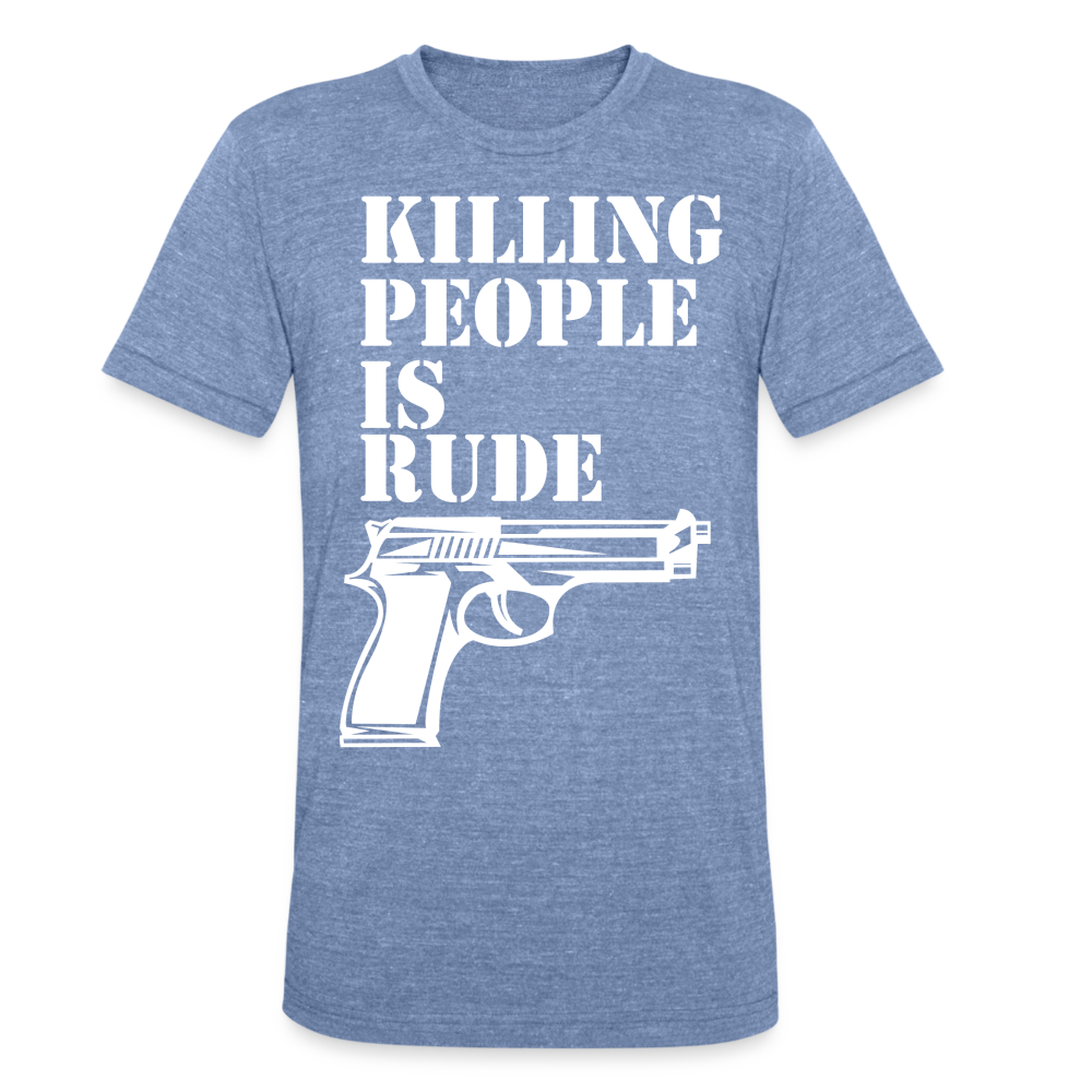 Unisex Tri-Blend T-Shirt - heather blue