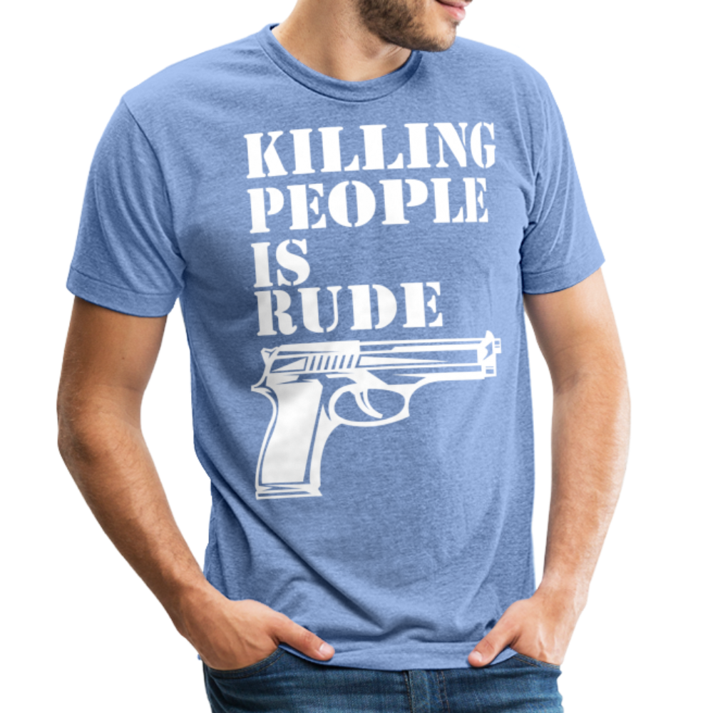 Unisex Tri-Blend T-Shirt - heather blue