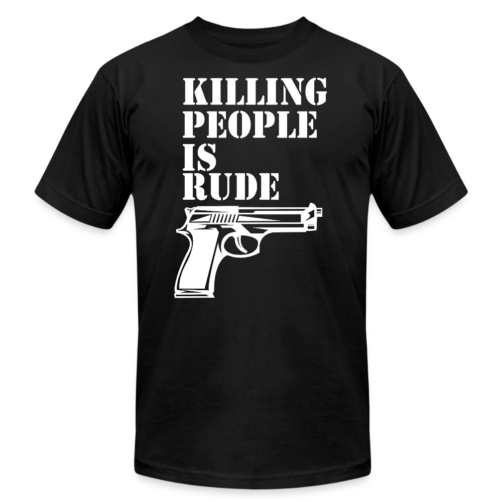 Unisex Jersey T-Shirt by Bella + Canvas - black