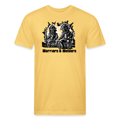 Fitted Cotton/Poly T-Shirt by Next Level - pastel yellow