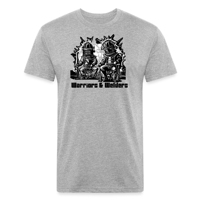 Fitted Cotton/Poly T-Shirt by Next Level - heather gray