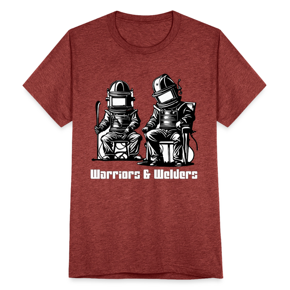 Unisex Tri-Blend T-Shirt - heather cranberry