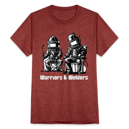 Unisex Tri-Blend T-Shirt - heather cranberry