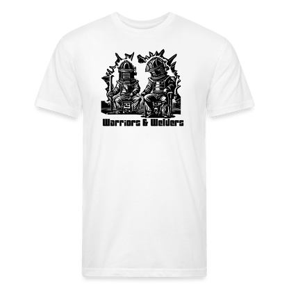 Fitted Cotton/Poly T-Shirt by Next Level - white