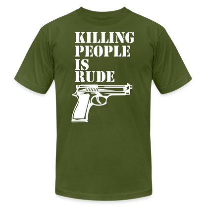 Unisex Jersey T-Shirt by Bella + Canvas - olive