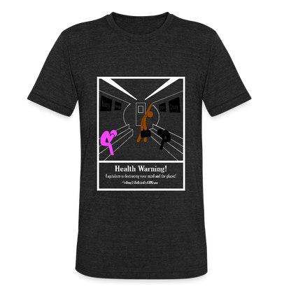 Unisex Tri-Blend T-Shirt - heather black
