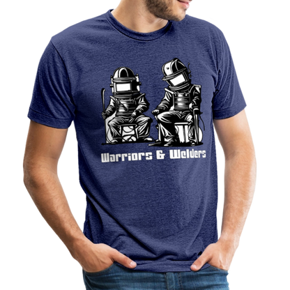 Unisex Tri-Blend T-Shirt - heather indigo