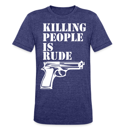 Unisex Tri-Blend T-Shirt - heather indigo