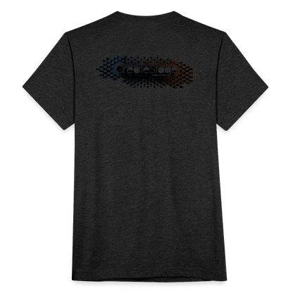 Unisex Tri-Blend T-Shirt - heather black