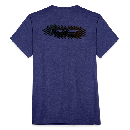 Unisex Tri-Blend T-Shirt - heather indigo