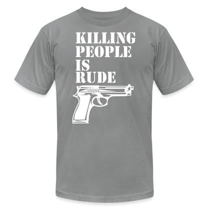 Unisex Jersey T-Shirt by Bella + Canvas - slate