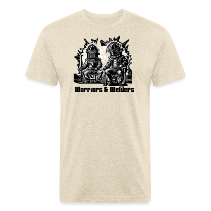 Fitted Cotton/Poly T-Shirt by Next Level - heather cream