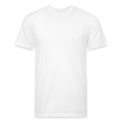 Fitted Cotton/Poly T-Shirt by Next Level - white