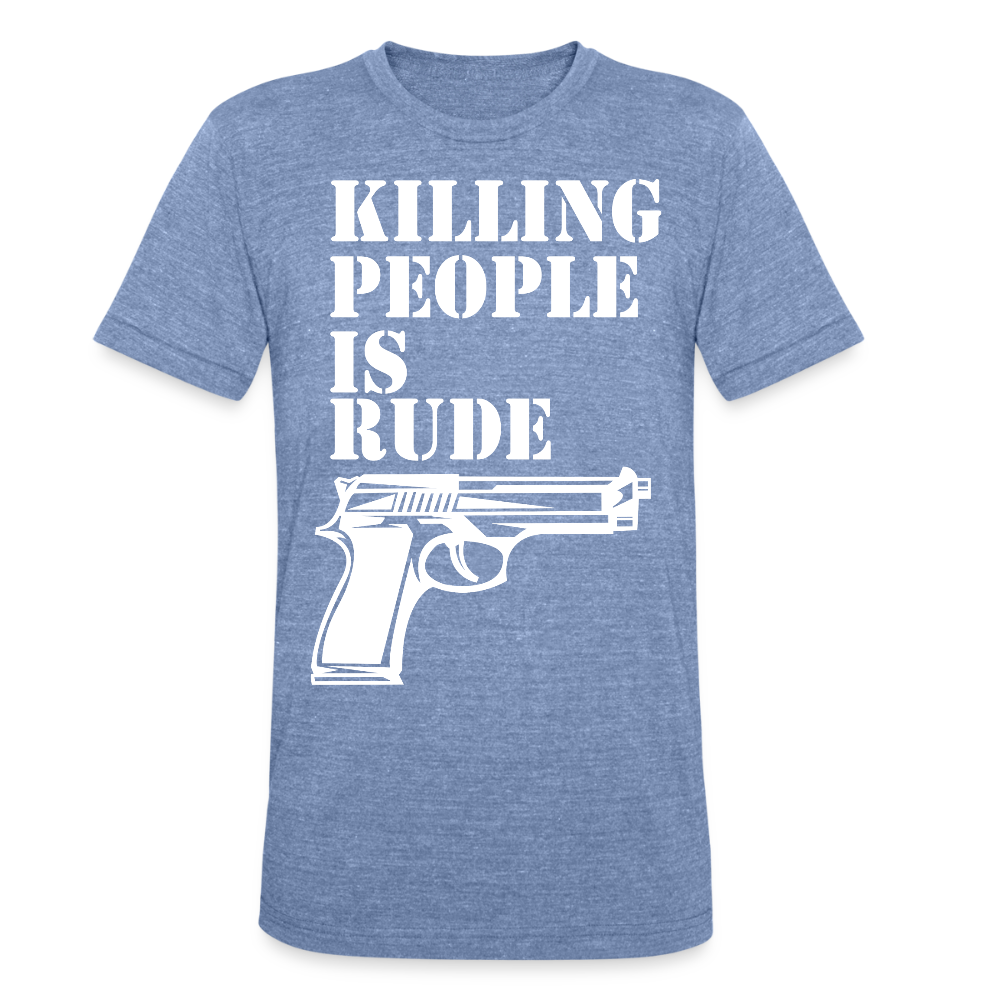 Unisex Tri-Blend T-Shirt - heather blue