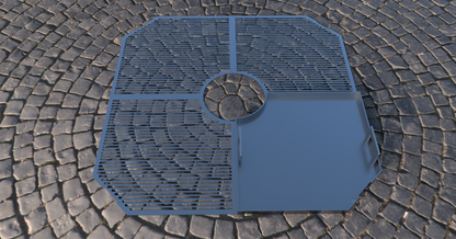 Steel Grill Grate (20" x 20")