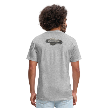 Fitted Cotton/Poly T-Shirt by Next Level - heather gray