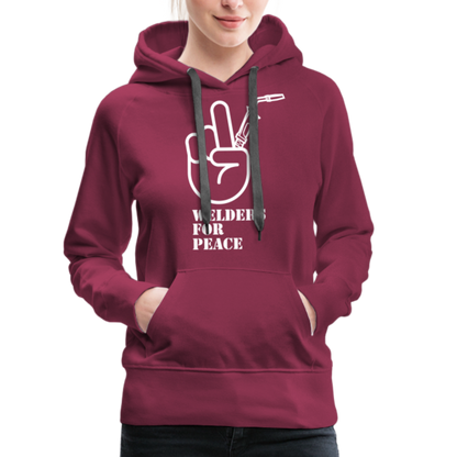 Women’s Premium Hoodie - burgundy