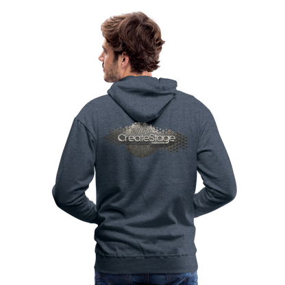 Men’s Premium Hoodie - heather denim