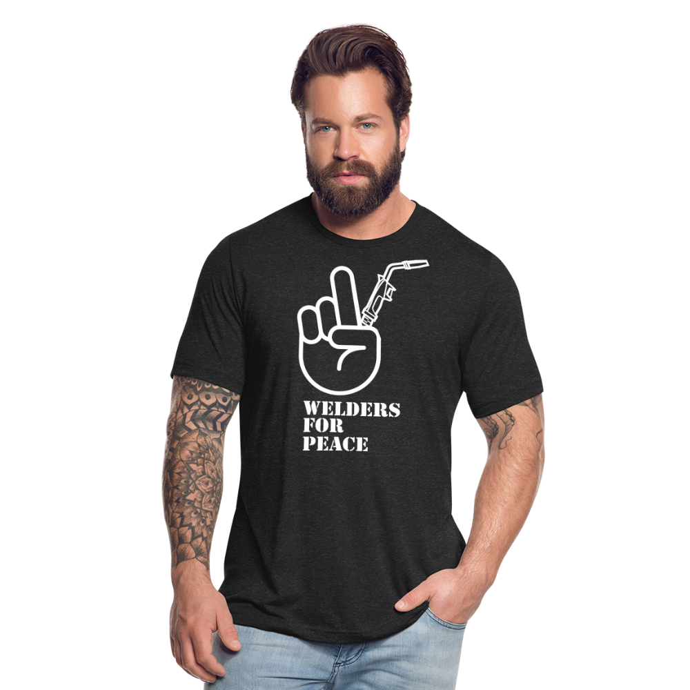 Unisex Tri-Blend T-Shirt - heather black