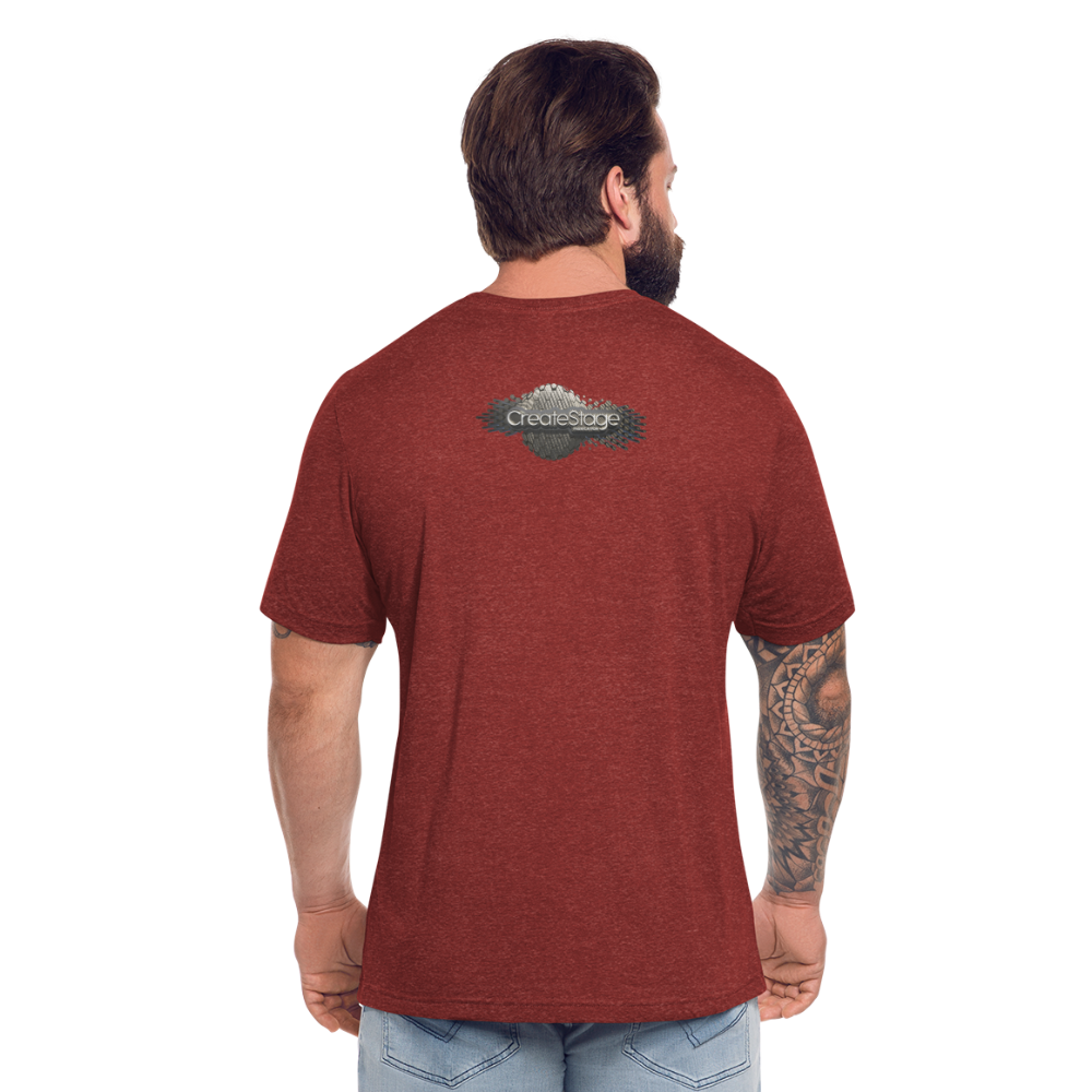 Unisex Tri-Blend T-Shirt - heather cranberry