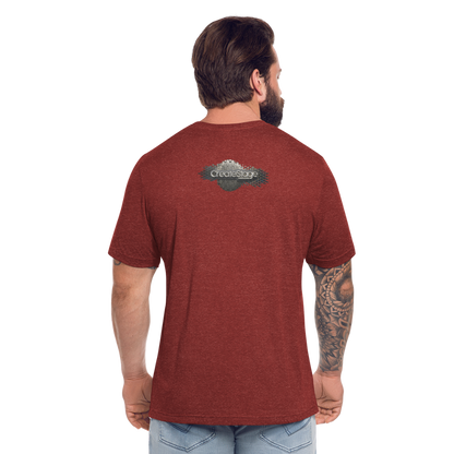 Unisex Tri-Blend T-Shirt - heather cranberry