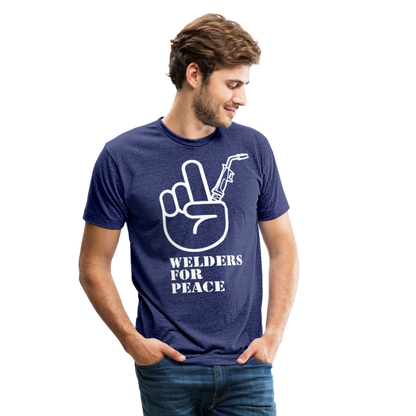 Unisex Tri-Blend T-Shirt - heather indigo