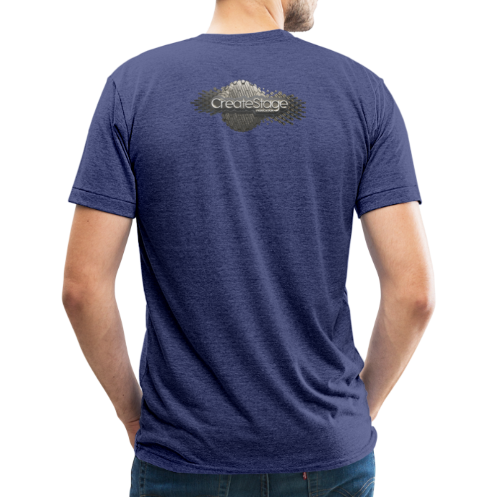 Unisex Tri-Blend T-Shirt - heather indigo