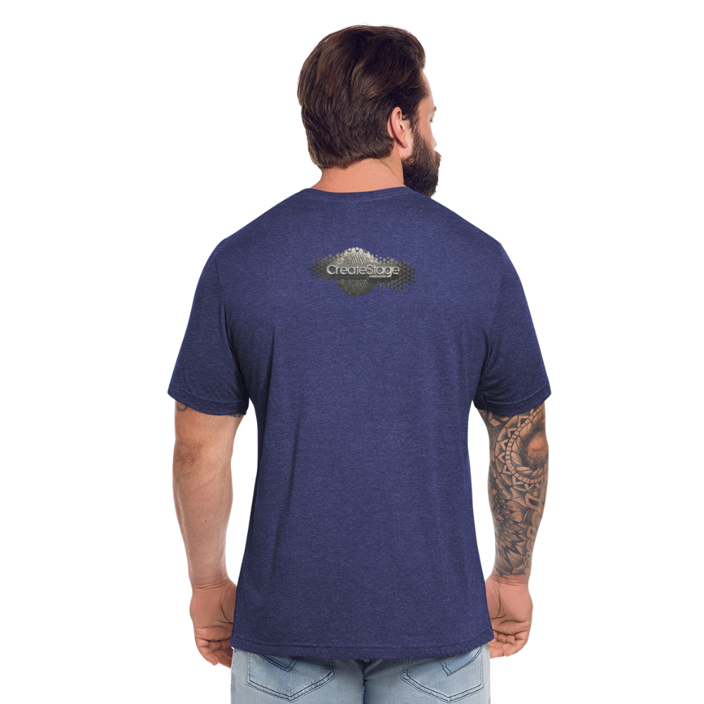 Unisex Tri-Blend T-Shirt - heather indigo