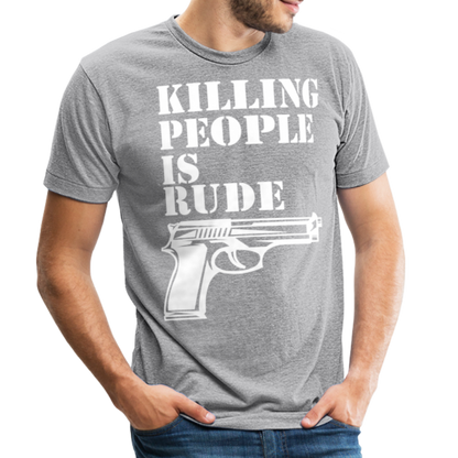 Unisex Tri-Blend T-Shirt - heather grey