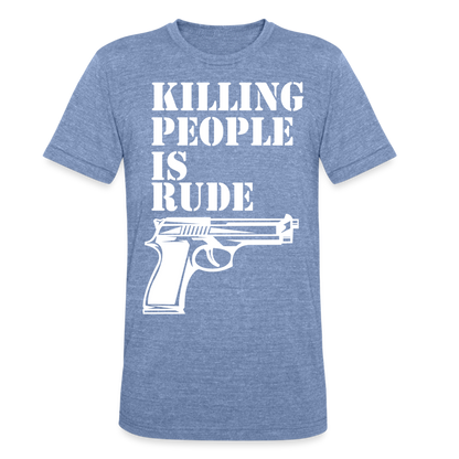 Unisex Tri-Blend T-Shirt - heather blue