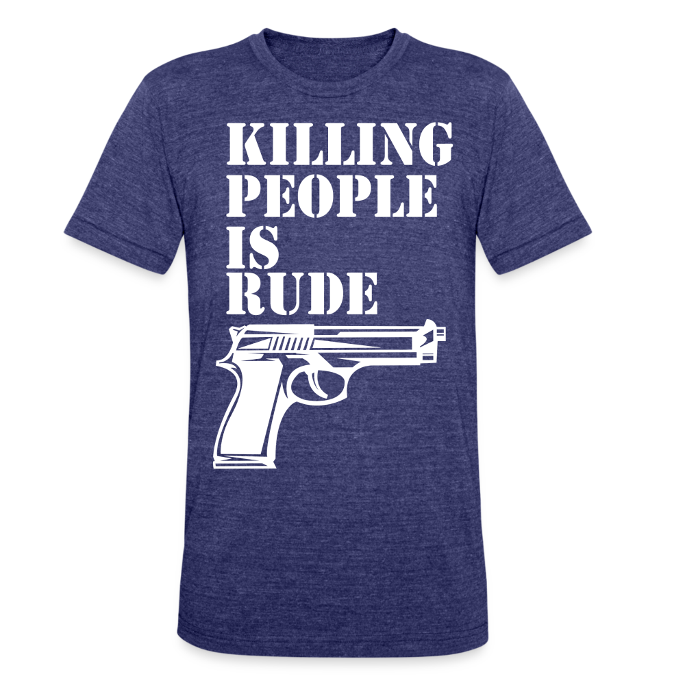 Unisex Tri-Blend T-Shirt - heather indigo