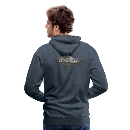 Men’s Premium Hoodie - heather denim